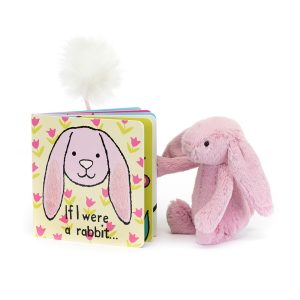 If I Were A Rabbit Book and Bashful Tulip Bunny Small