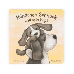 Hundchen Schnuck Und Sein Papa Buch and Bashful Fudge Puppy Medium